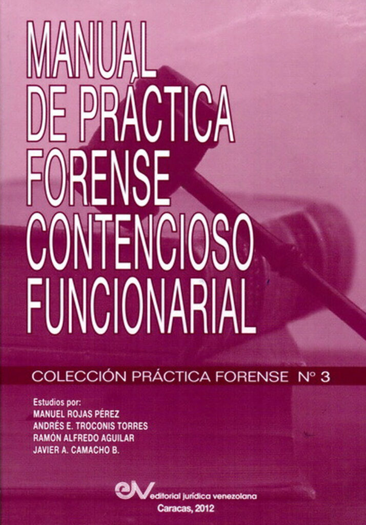 manual de práctica forense contencioso funcionarial ramón alfredo aguilar libro