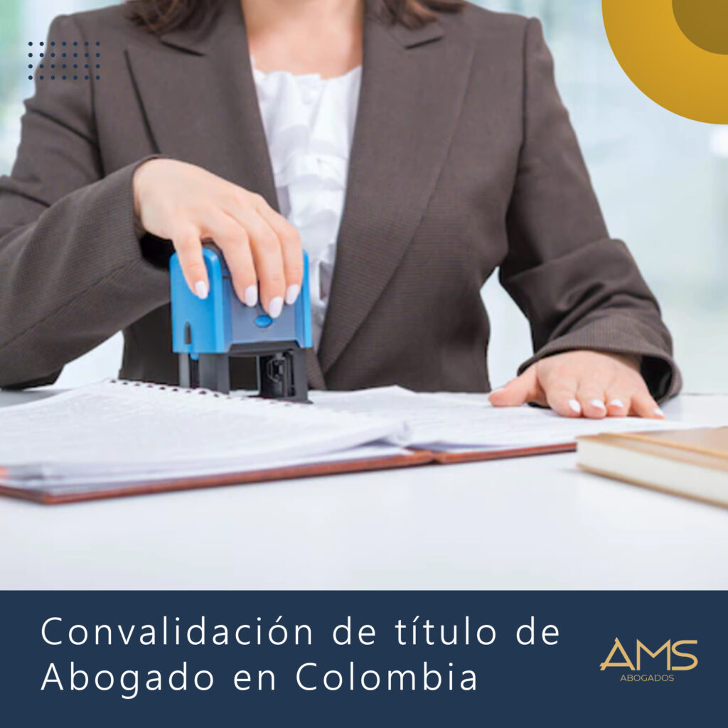 titulo abogado convalidación Colombia