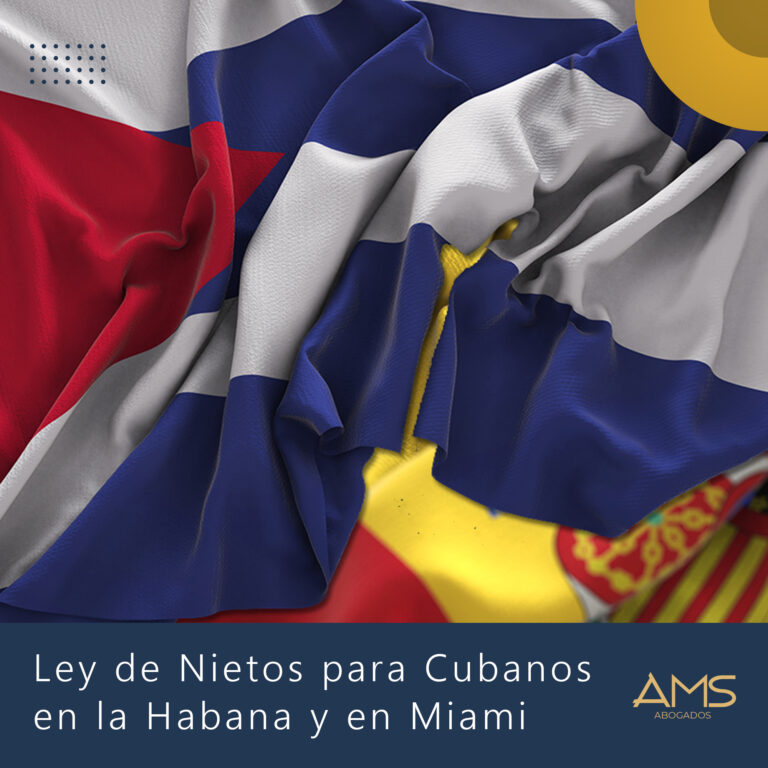 ley de nietos cubanos miami españa