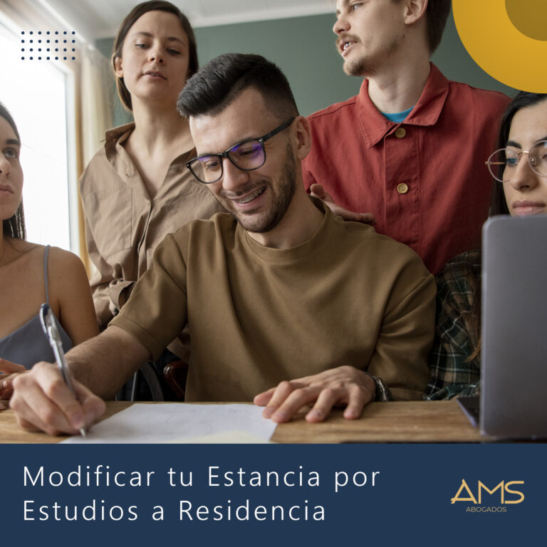como cambiar una estancia por estudio a residencia españa