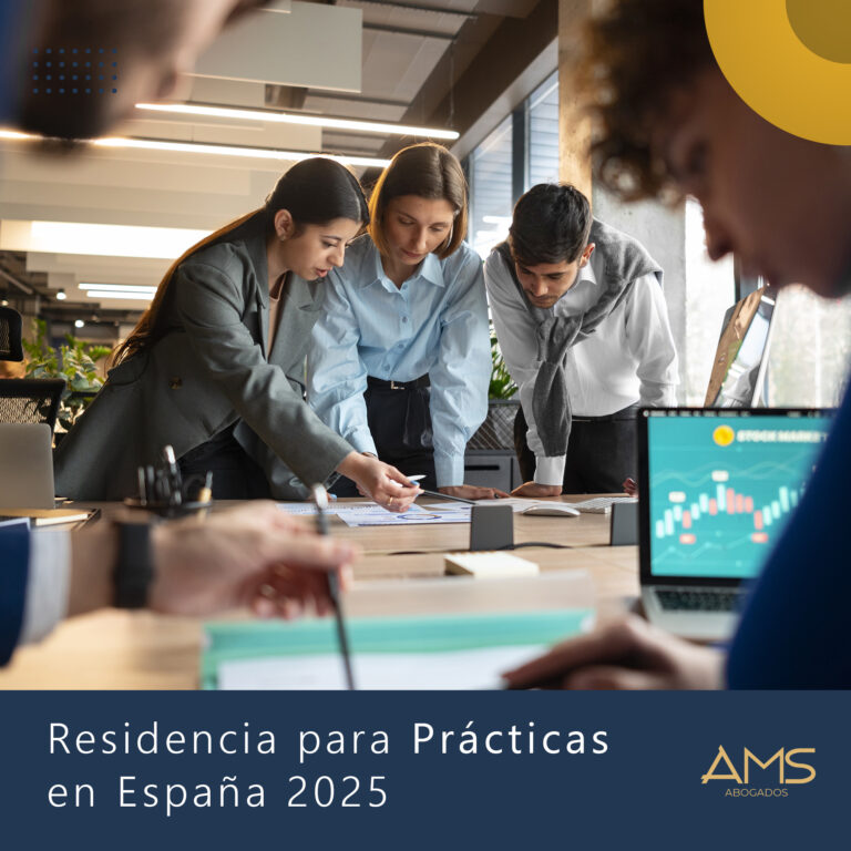 residencia para prácticas en españa ams abogados