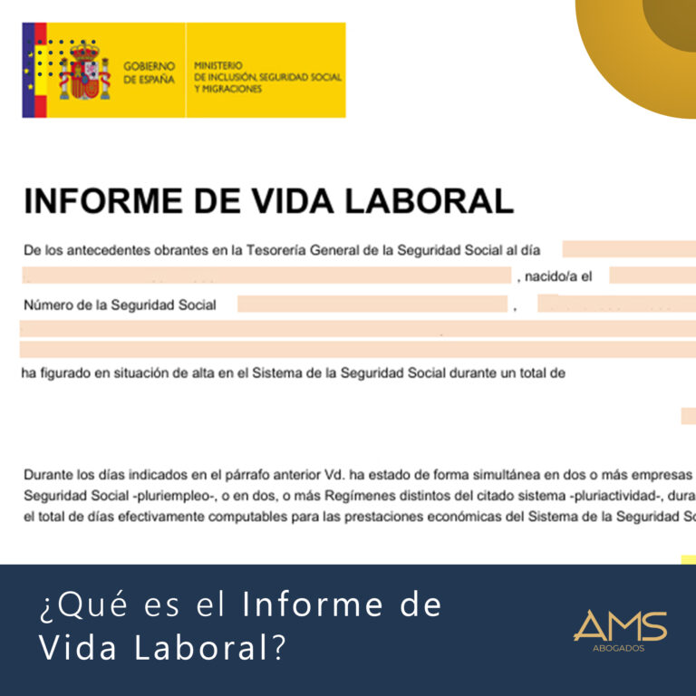 informe de vida laboral españa ams abogados