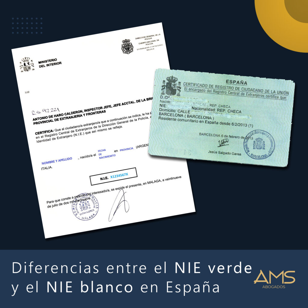 nie verde en españa