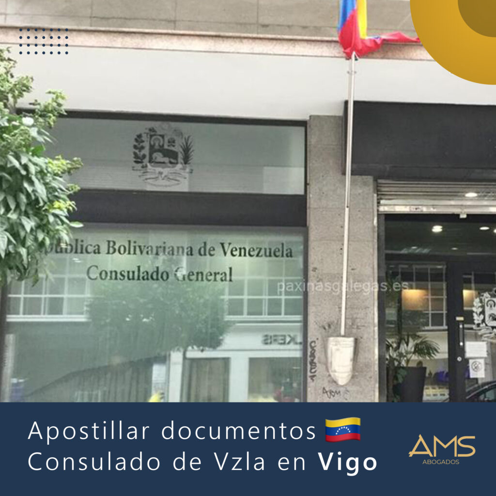 apostillar consulado de venezuela en vigo