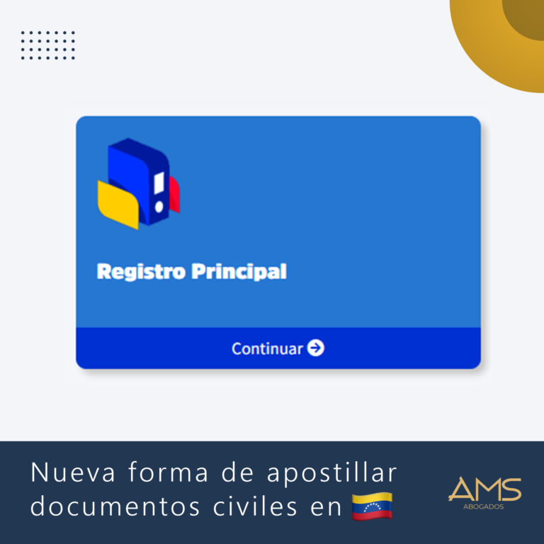apostilla de documentos SAREN venezuela ams