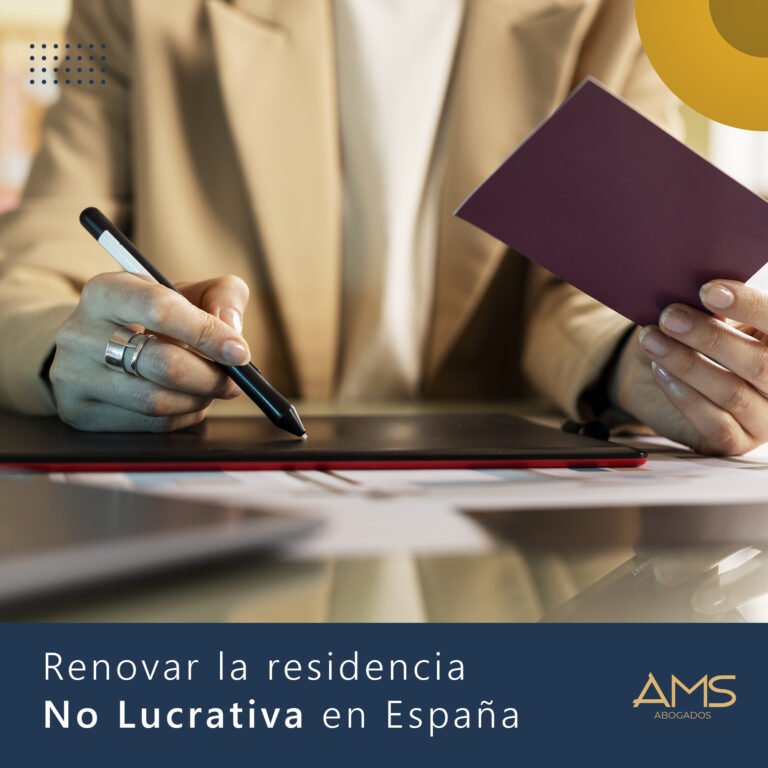 como renovar la visa no lucrativa en españa