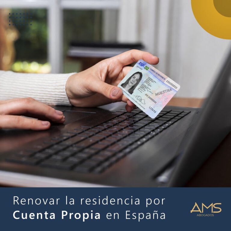 como renovar mi residencia por cuenta propia españa ams abogados
