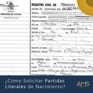 ¿Cómo solicitar y obtener Partidas Literales de Nacimiento en España?