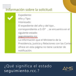 ¿Qué significa Seguimiento RCC?